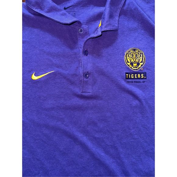 LSU Tigers Nike Polo Shirt - Picture 3 of 5